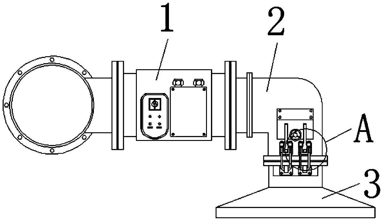 Vulcanization waste gas absorption device