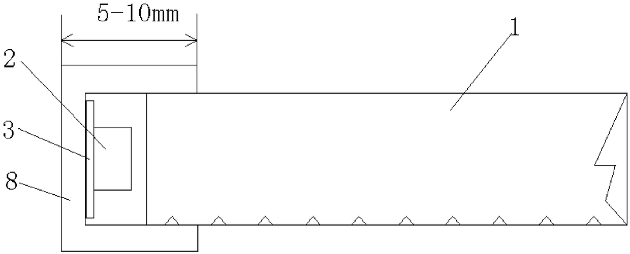 LED light-emitting board without dark side