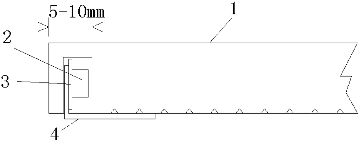 LED light-emitting board without dark side