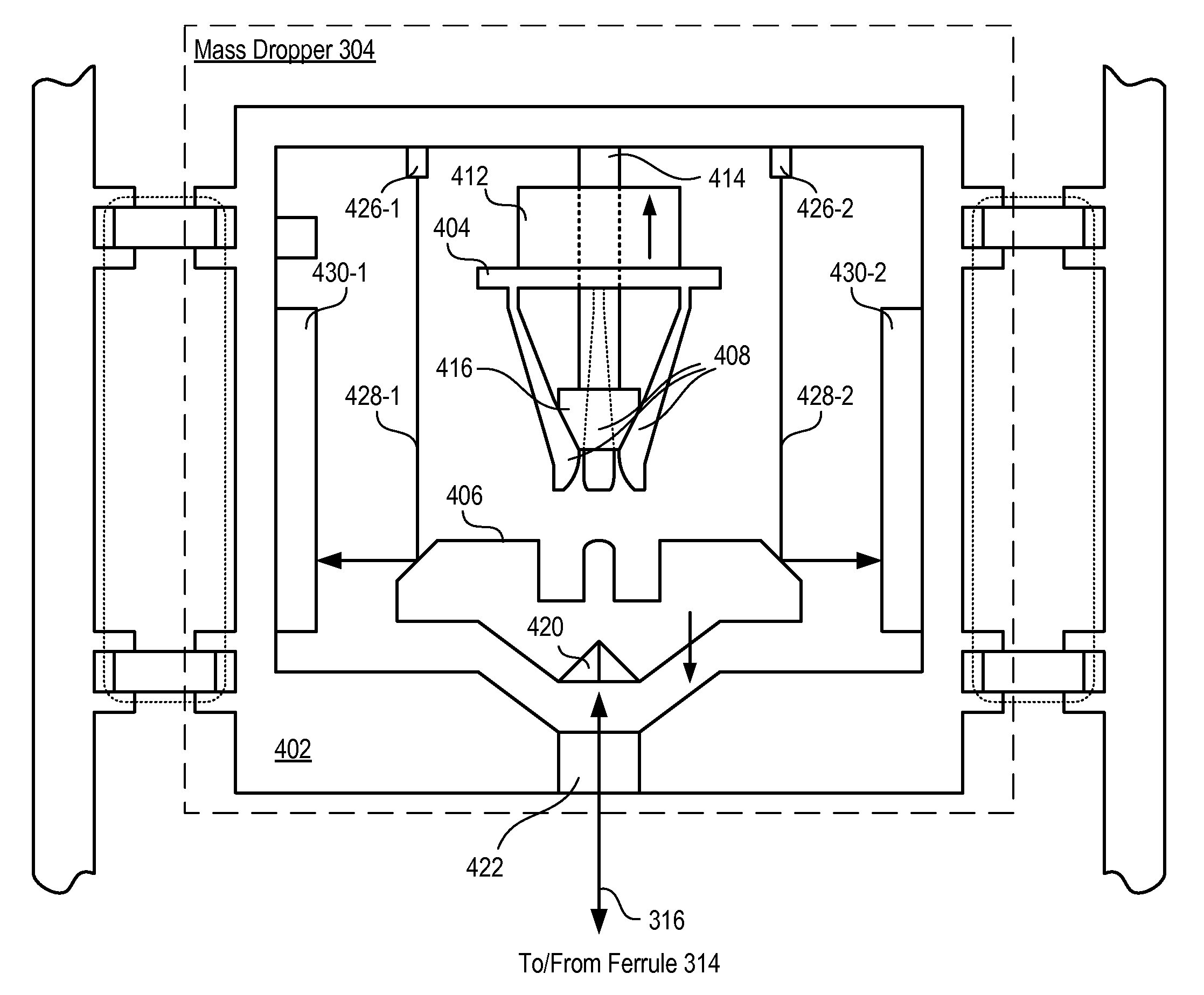 Miniature freefall mechanism