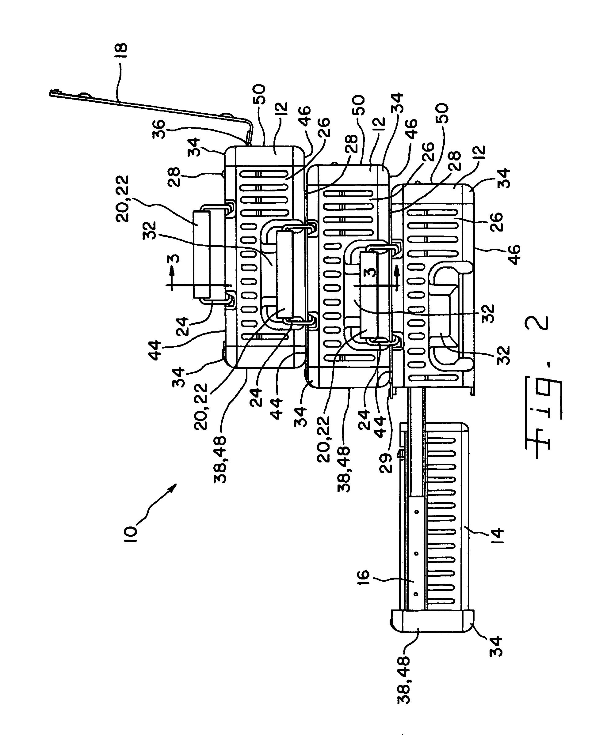 Orthopaedic instrument sterilization case