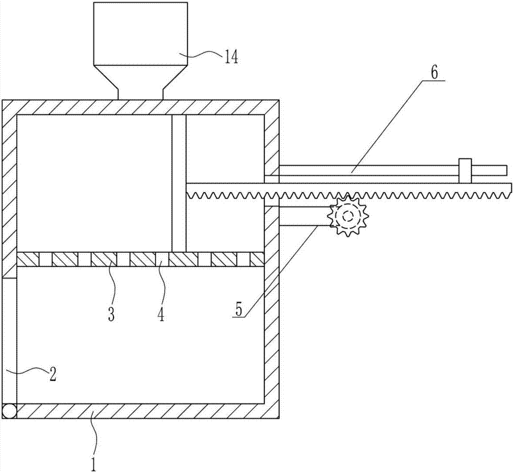 Raw material rapid treating equipment for carbon powder manufacturing