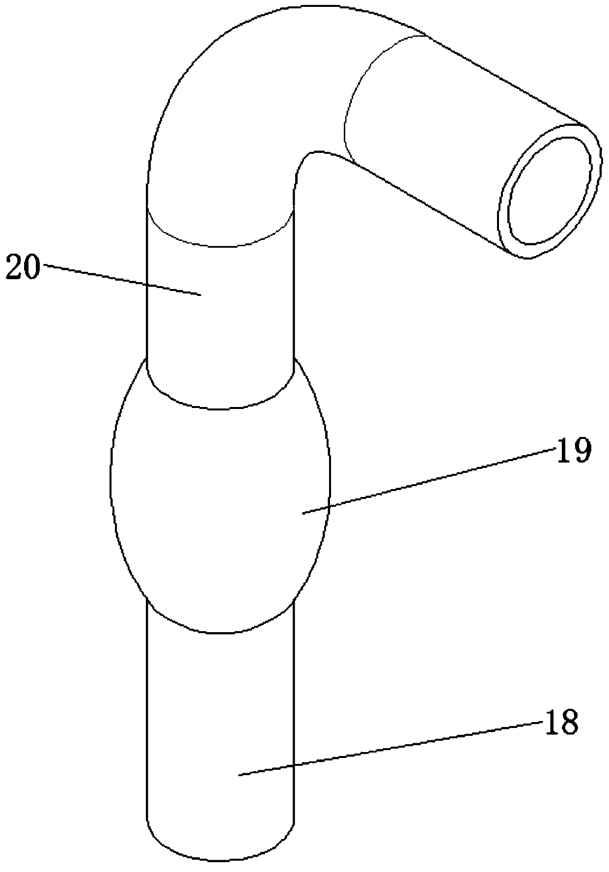 Air-blowing, cooling and dust-removal power distribution cabinet