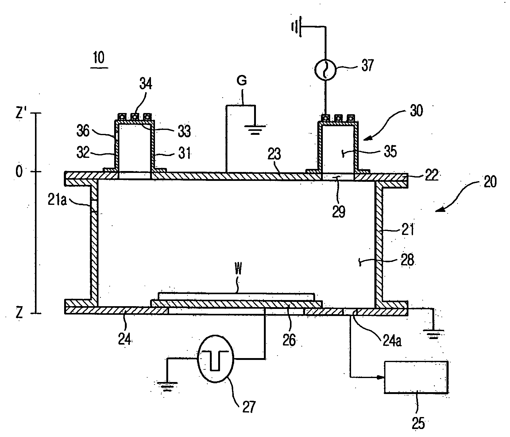 Plasma based ion implantation apparatus