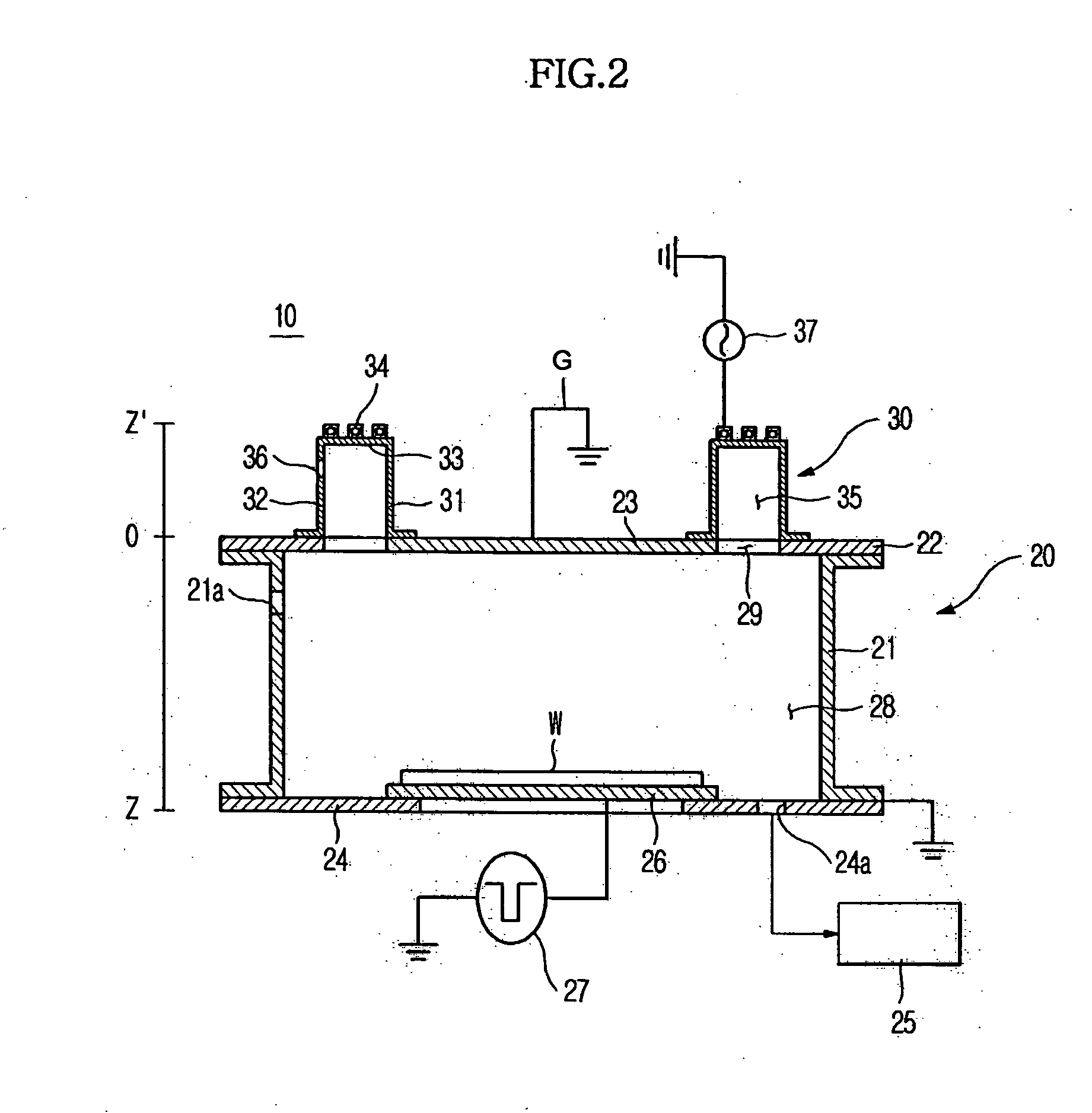 Plasma based ion implantation apparatus