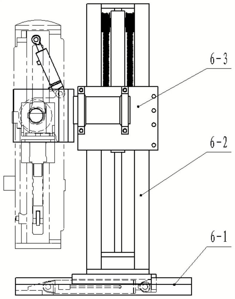 Angle-adjustable two-way sliding type drill boom device