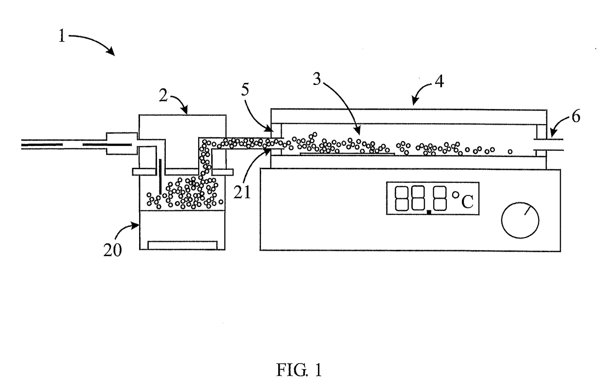 Apparatus and method for aerosol deposition of nanoparticles on a substrate