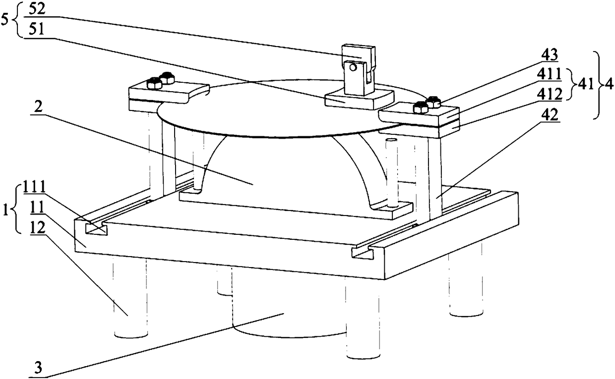 Electromagnetic pulse forming device of plate type part and forming method thereof