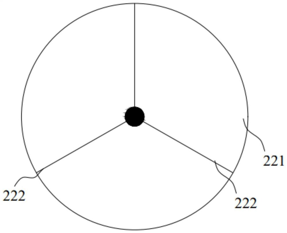 Online cleaning device and online cleaning method for liquid level meter of vacuum pump separation tank