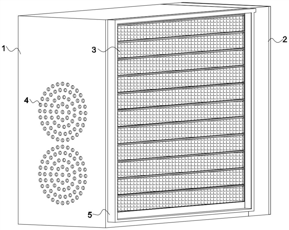 Computer mainframe heat dissipation structure