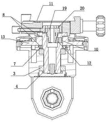 Equatorial telescope locking device