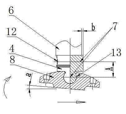 Cross-shaped universal shaft hinging device for double-steel-strip press