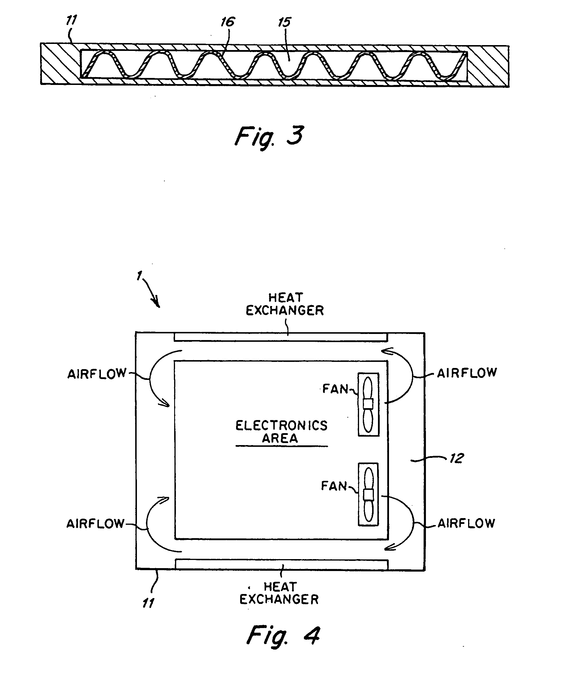 Environmental control method and apparatus for electronic device enclosures