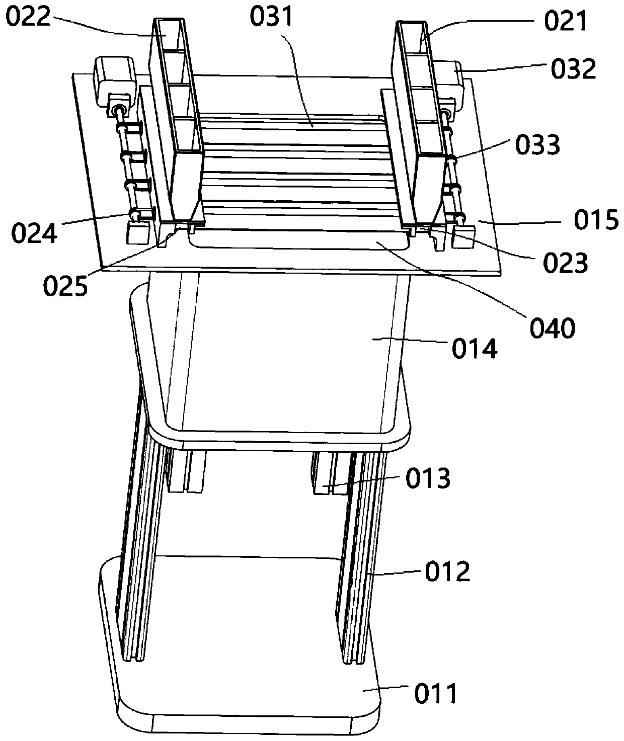 Multi-partition array type selective melting manufacturing equipment and process