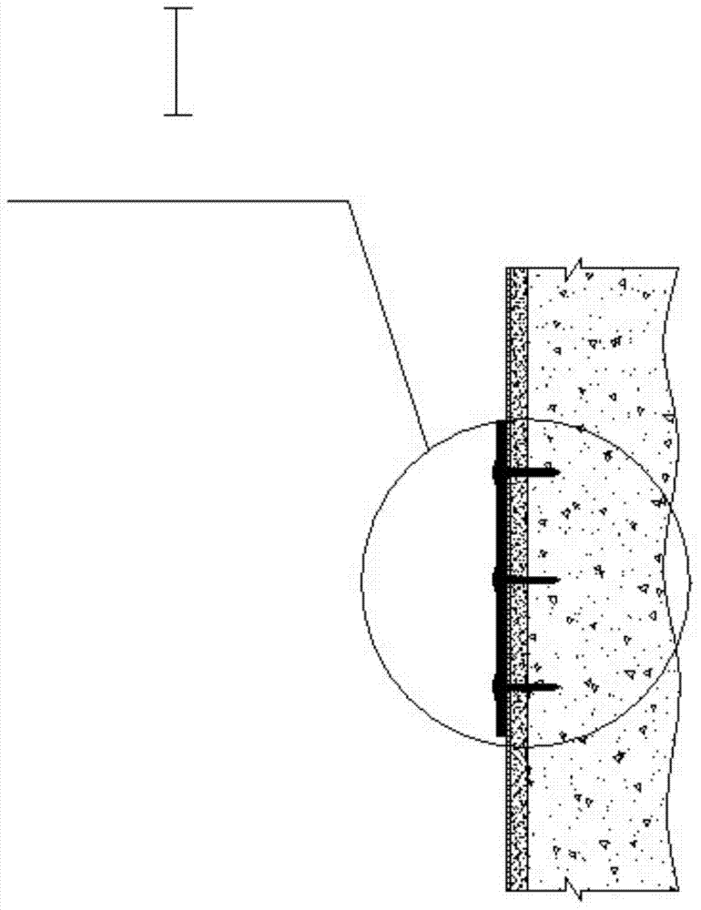 Novel waterproof board laying construction method