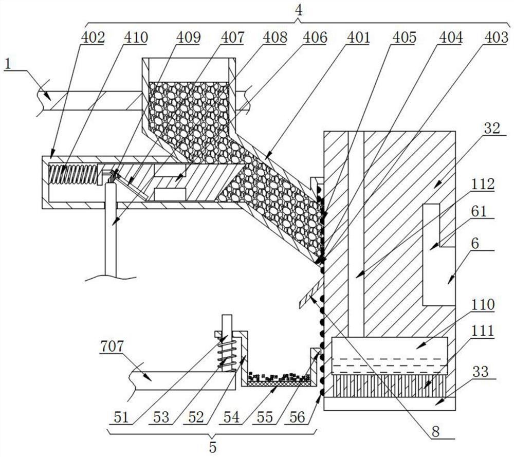 A processing device for building decoration parts