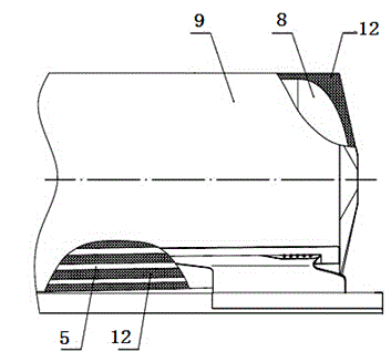 Railway tank car used for transporting organic chemical raw materials