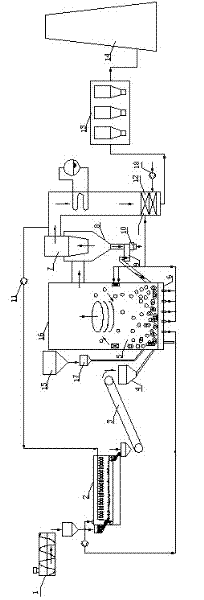 Urban life sludge locally self-circulation comprehensive utilization device and method