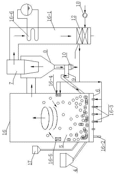 Urban life sludge locally self-circulation comprehensive utilization device and method