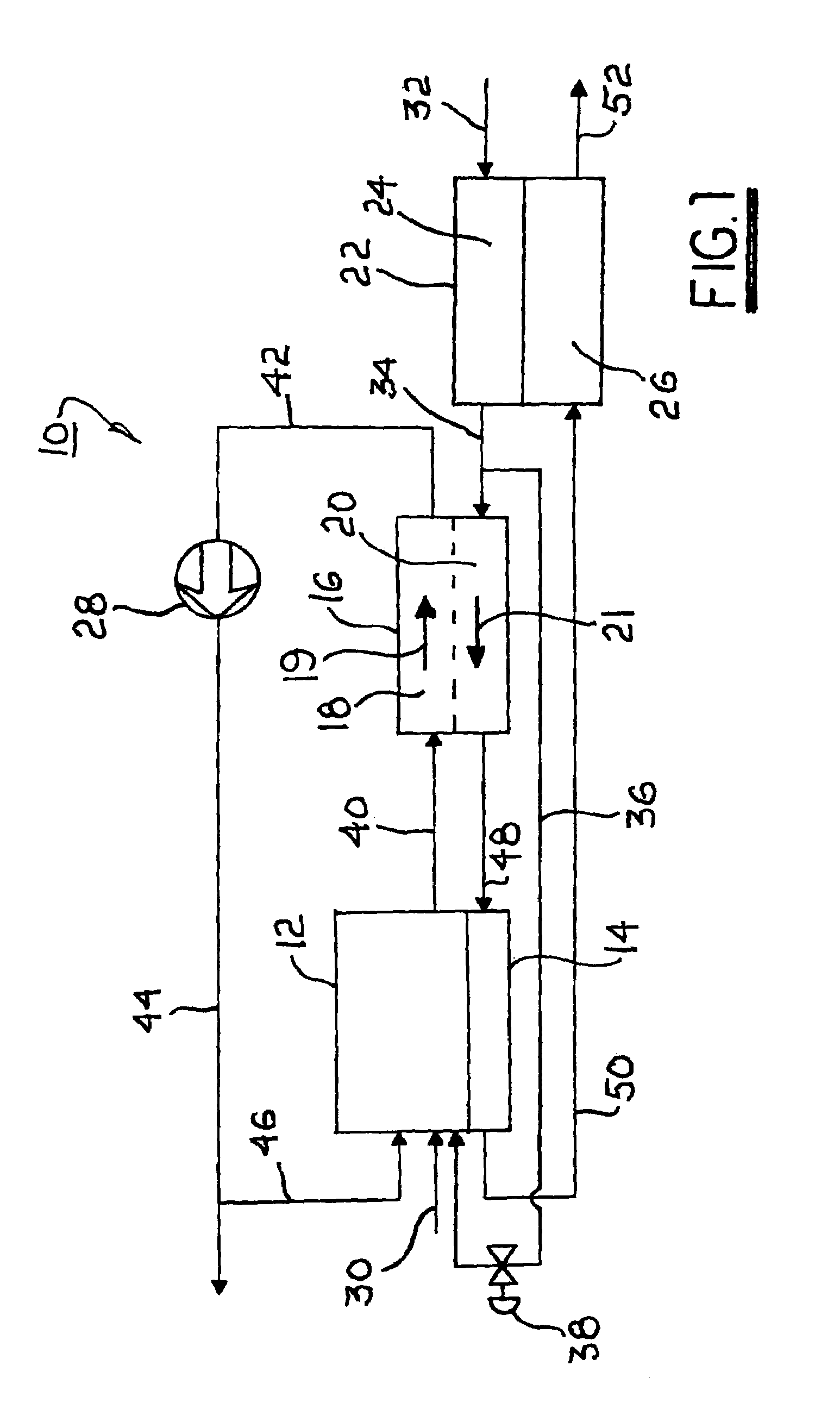 Hybrid power generating system combining a fuel cell and a gas turbine