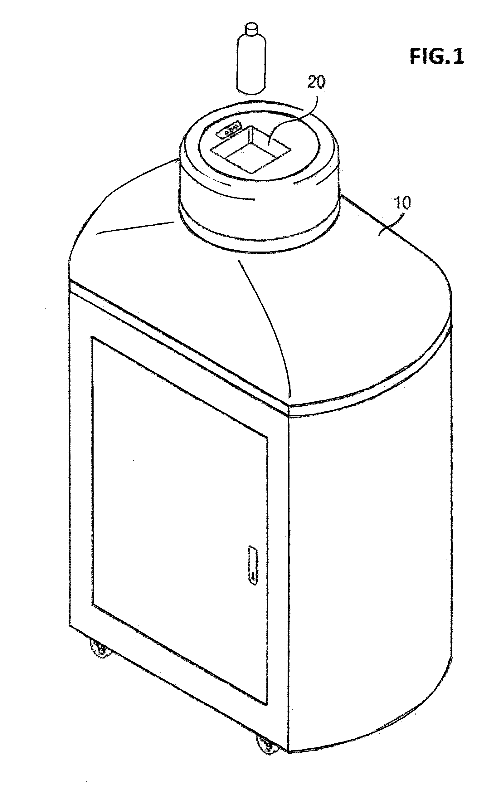 Selective collection system for recycling input materials