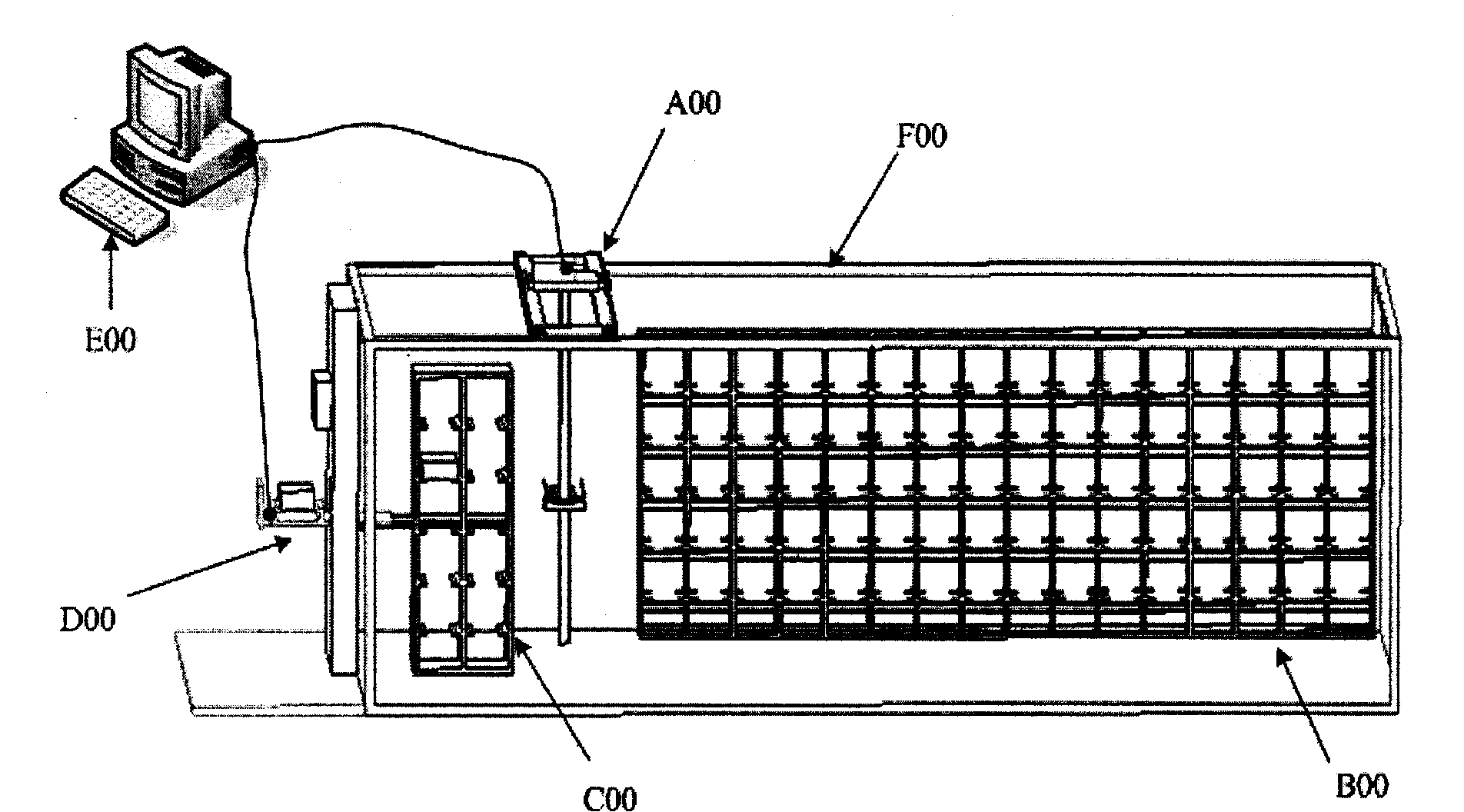 Automatic three-d storehouse frame construction