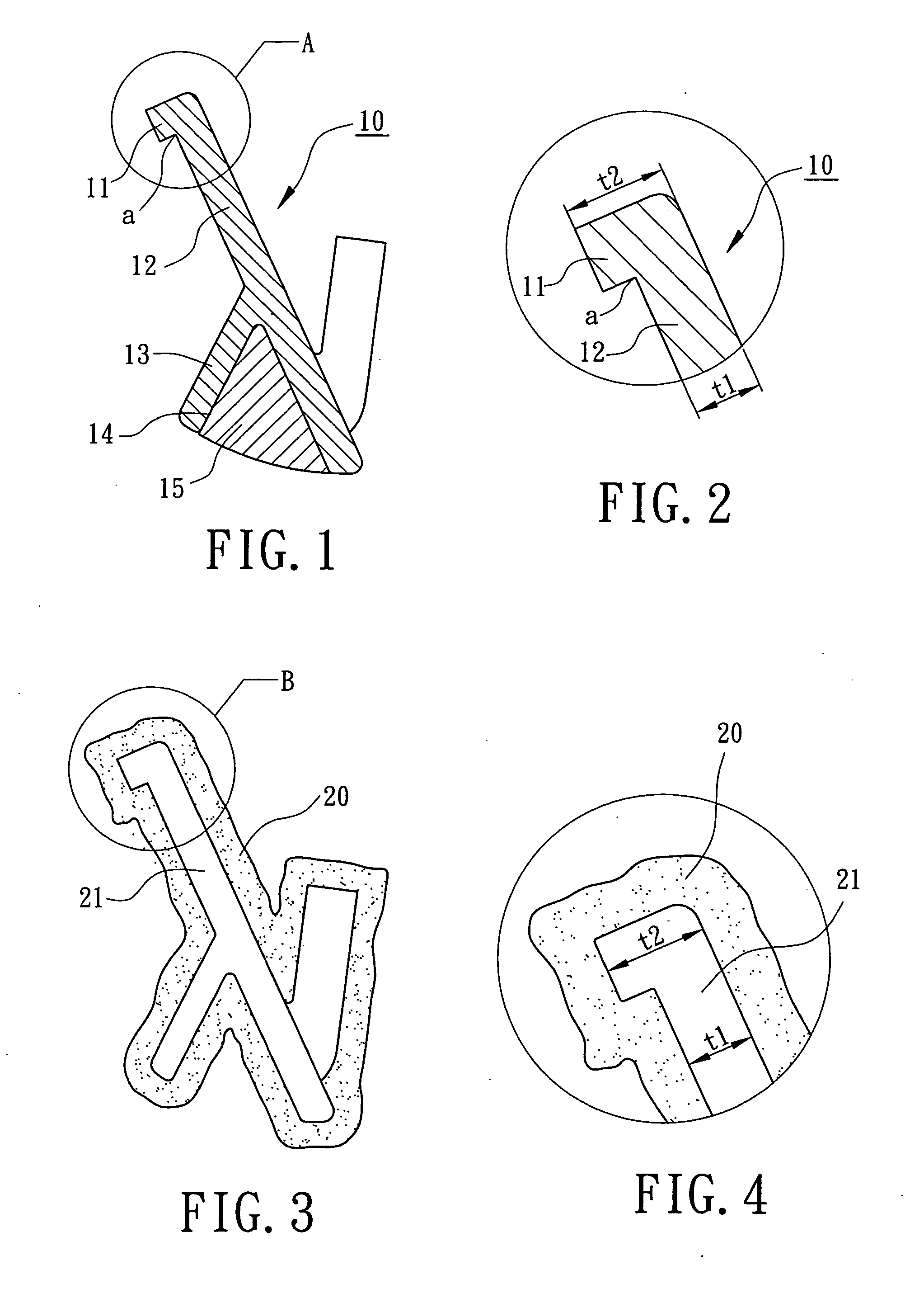 Golf club head structure for improving casting fluidity in a slurry shell