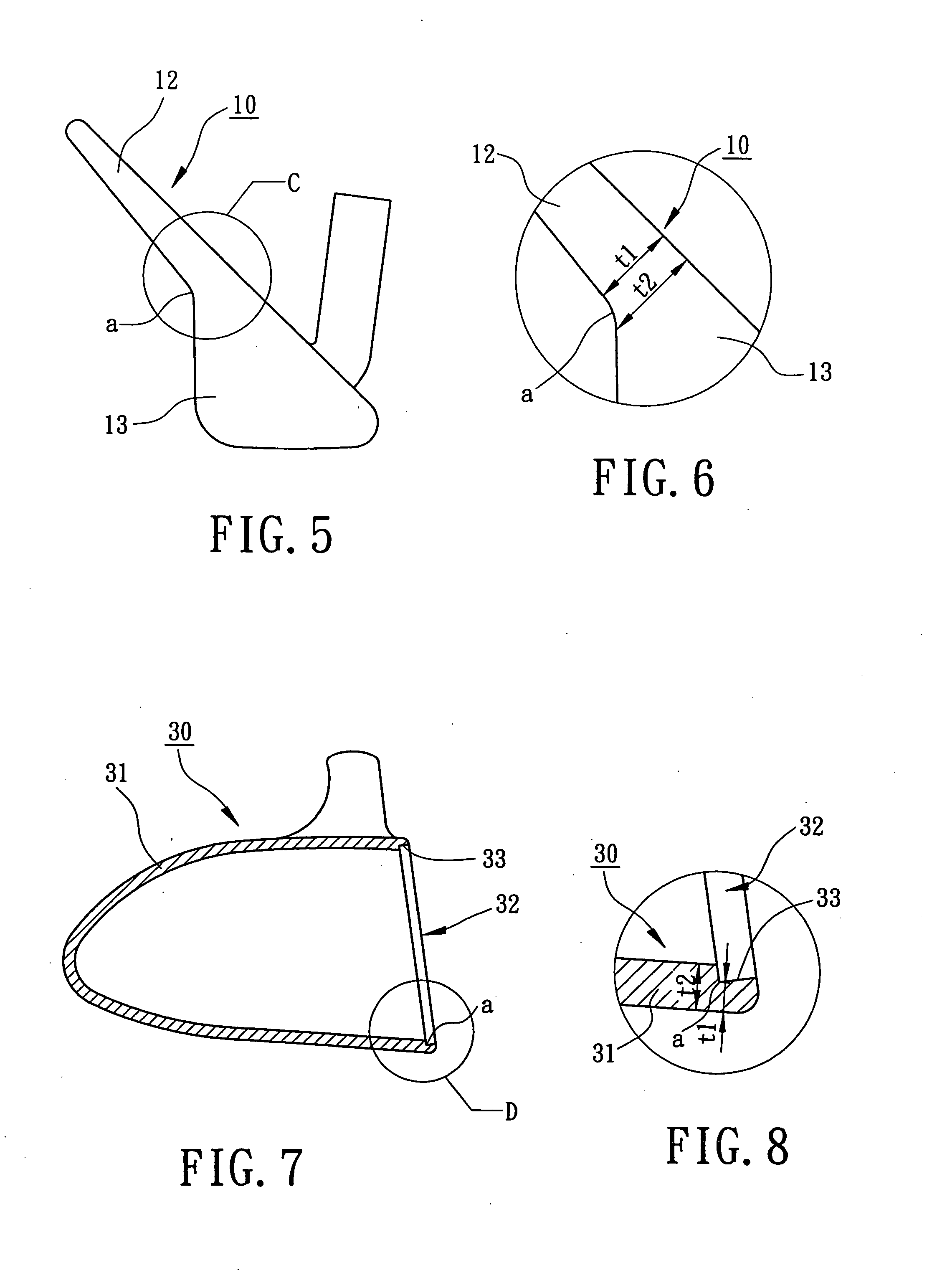 Golf club head structure for improving casting fluidity in a slurry shell