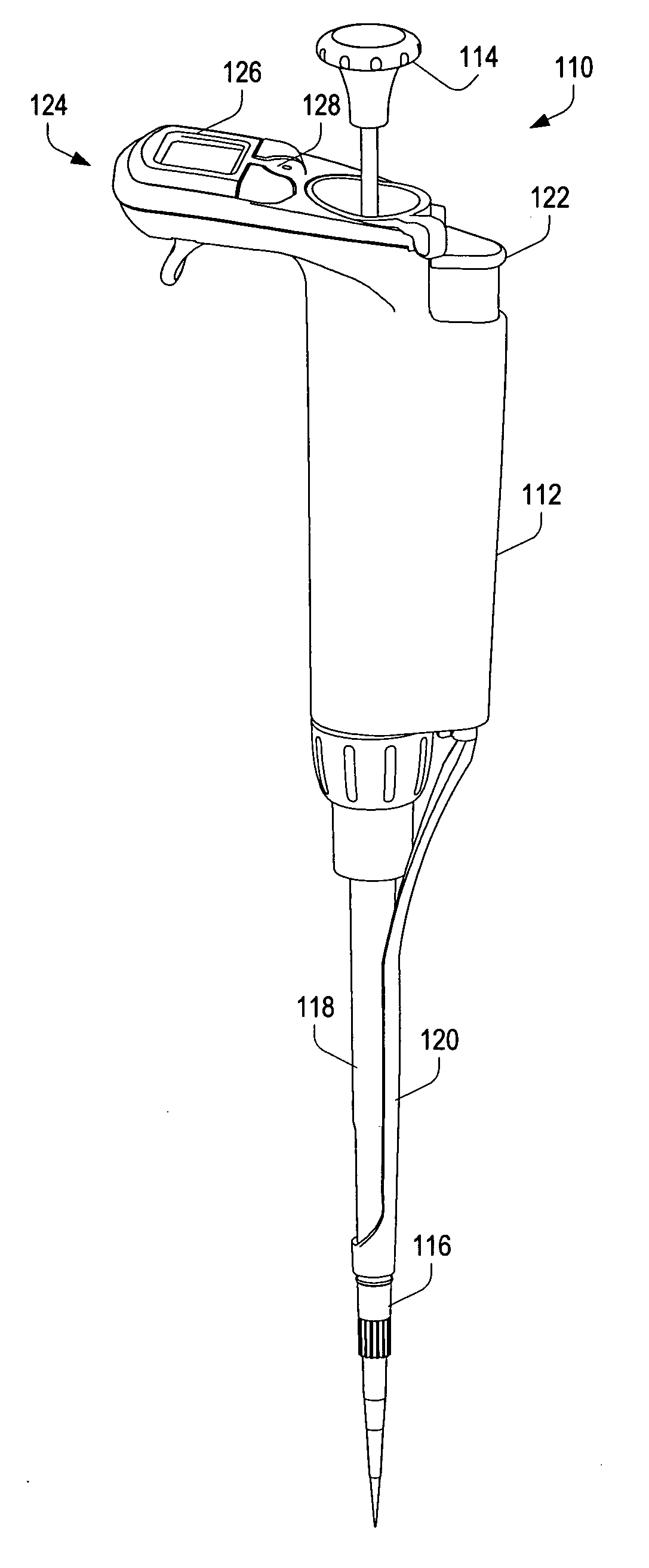 Hybrid manual-electronic pipette