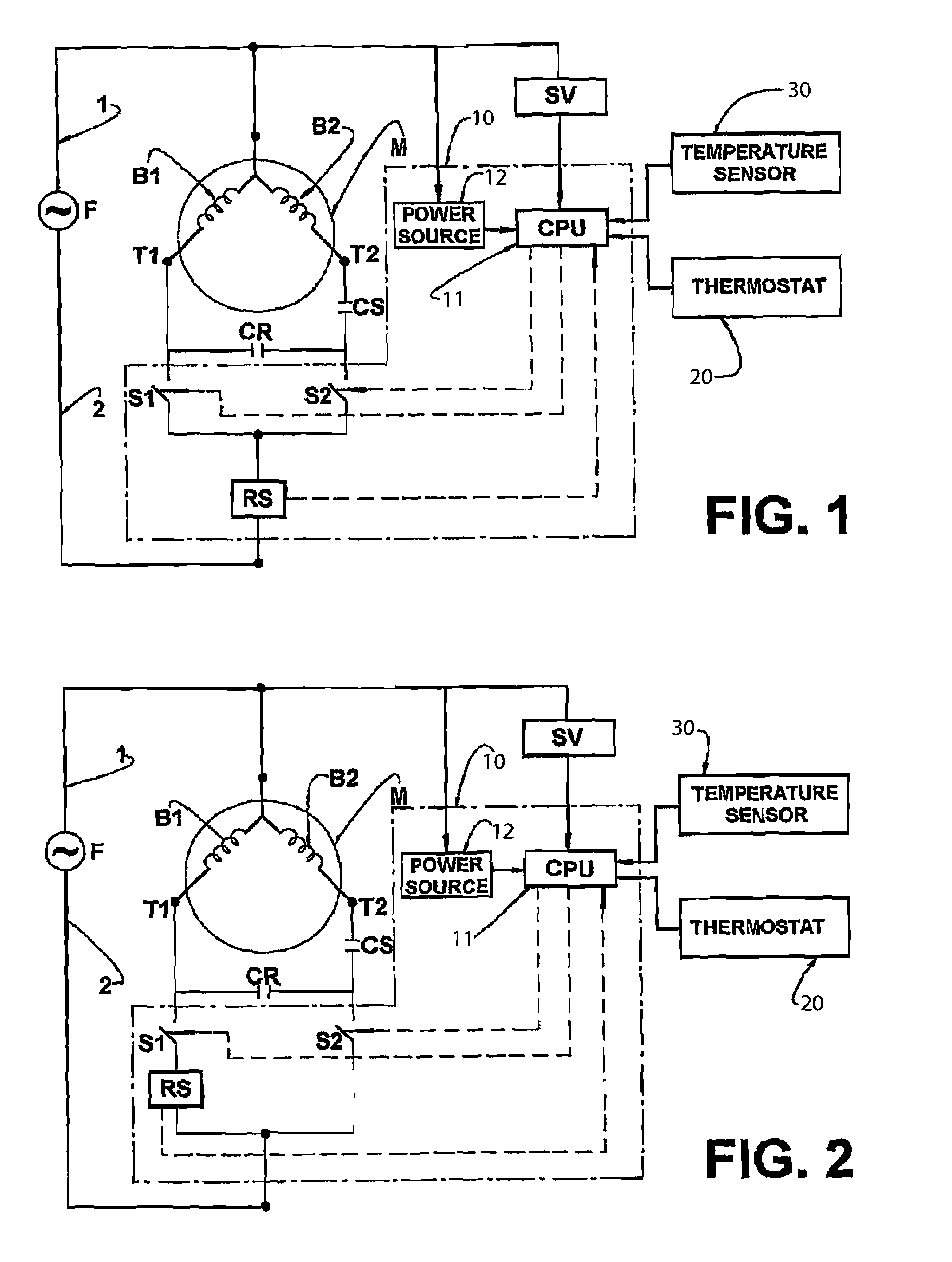 Starting device and starting method for a single-phase induction motor