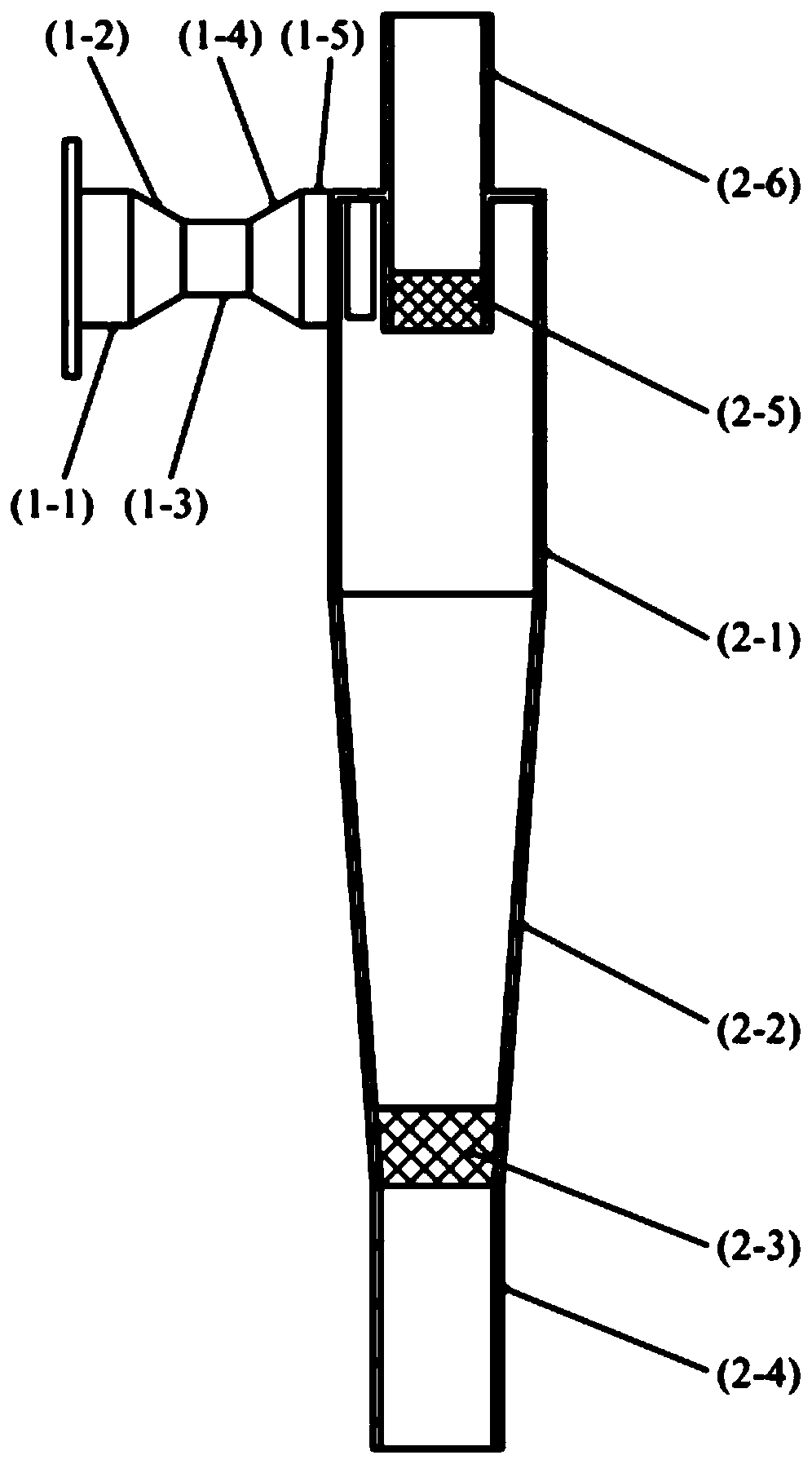 Water vapor and fine particle pollutant synergistic removal device based on pressure swing condensation