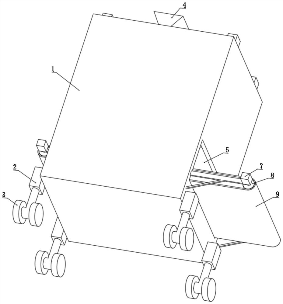 Garbage treatment device for building