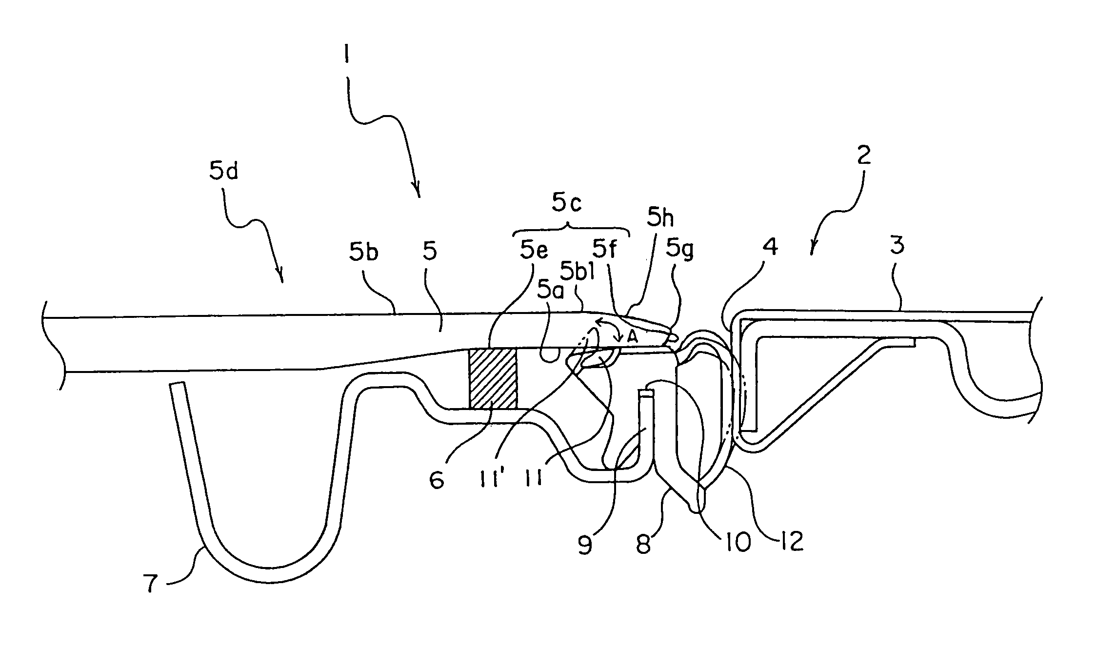 Sunroof panel for a vehicle