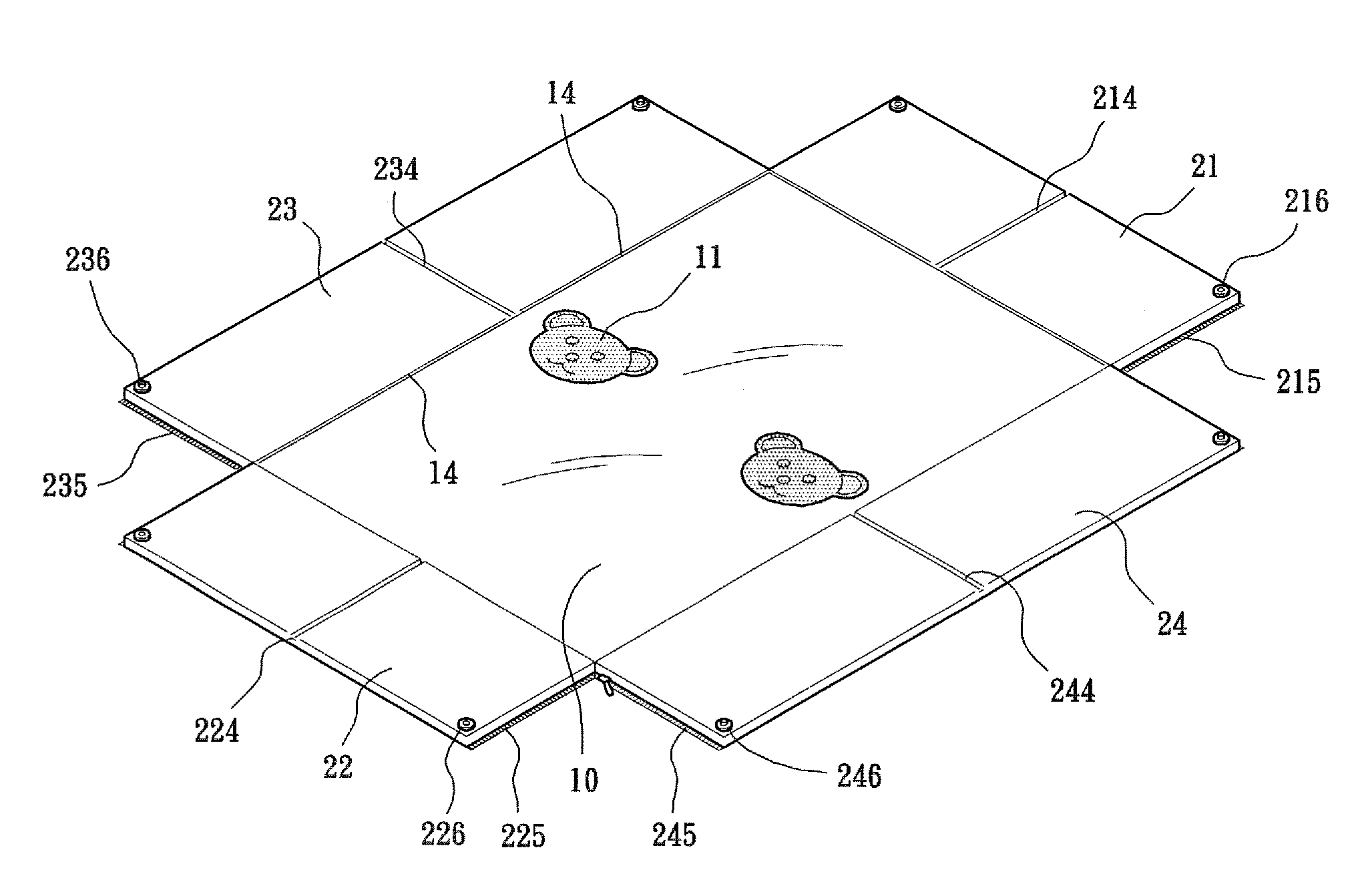 Part-detachable, foldable, and portable safety infant bed