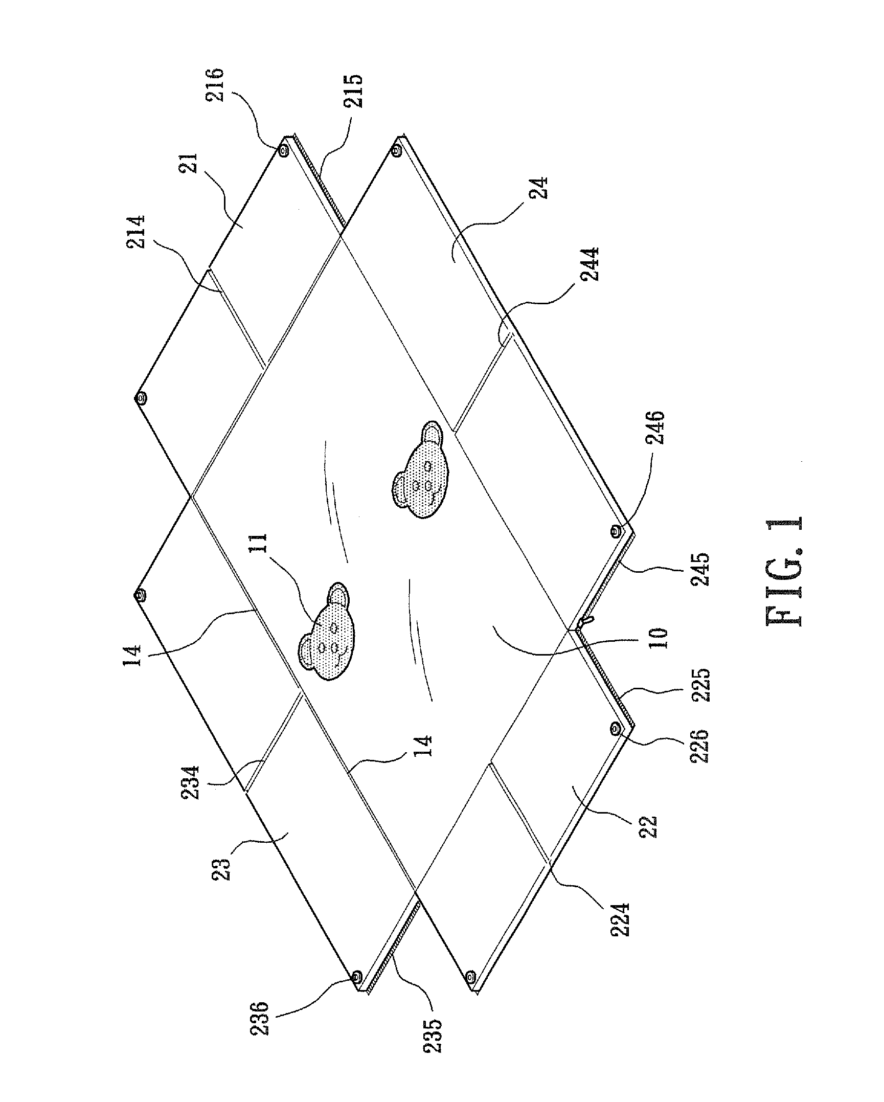 Part-detachable, foldable, and portable safety infant bed