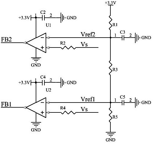 A ferrite phase shifter magnetic core temperature detection device and detection method