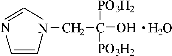 Zoledronic acid composition for injection and preparation method thereof