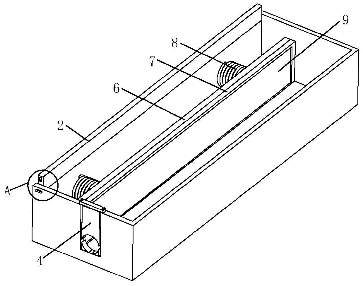 Spring coil type socket with anti-falling function