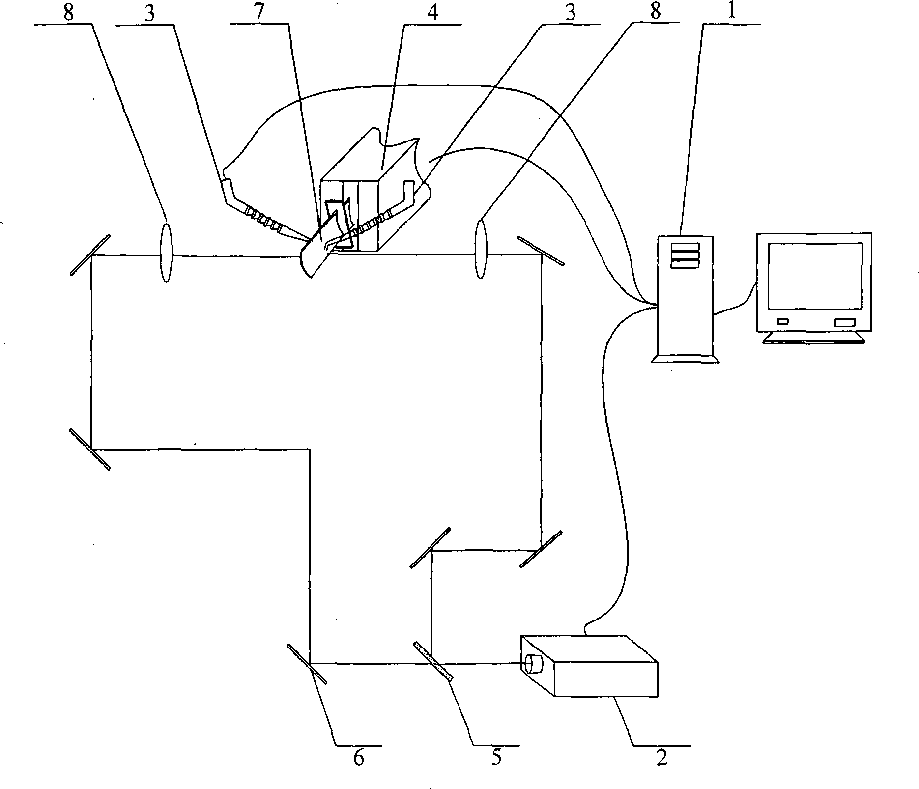 Superimposing method of circular light spot laser shock strengthening tracks