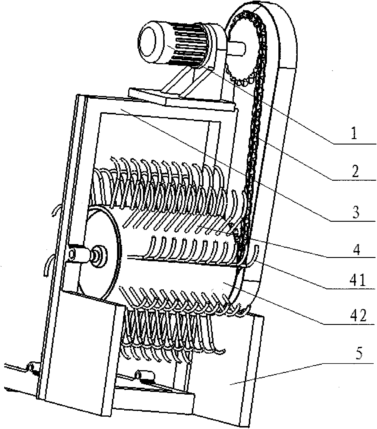 Algae collecting device