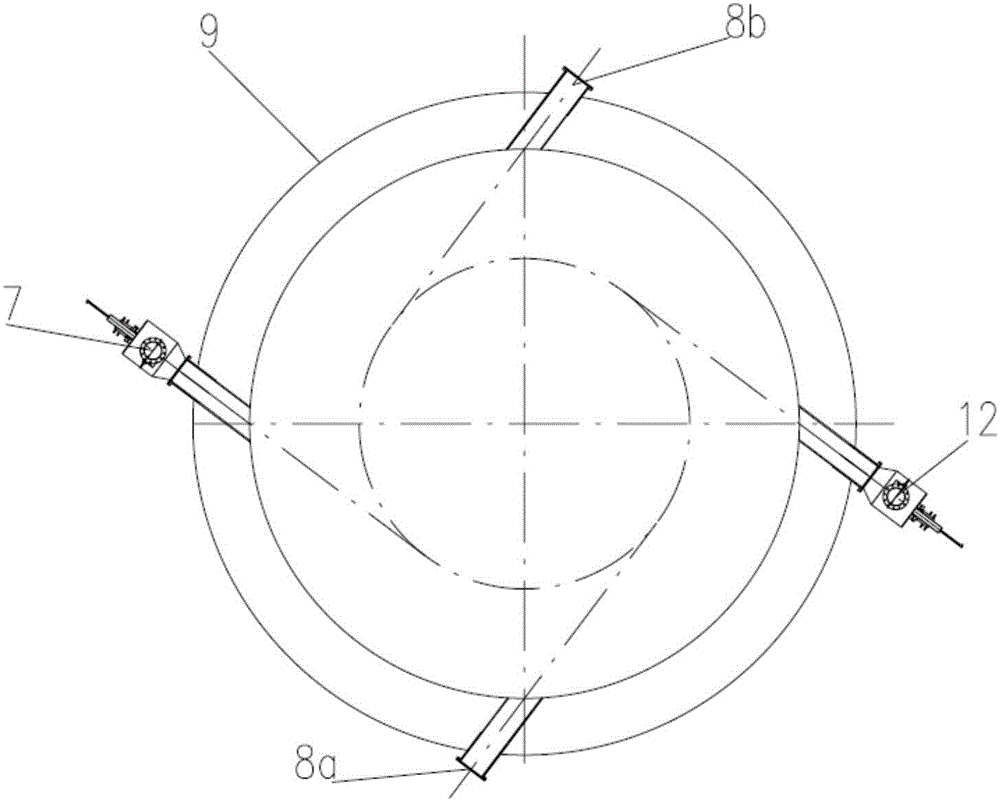 Combined denitration method and combined denitration device for flue gas of hazardous waste incineration system