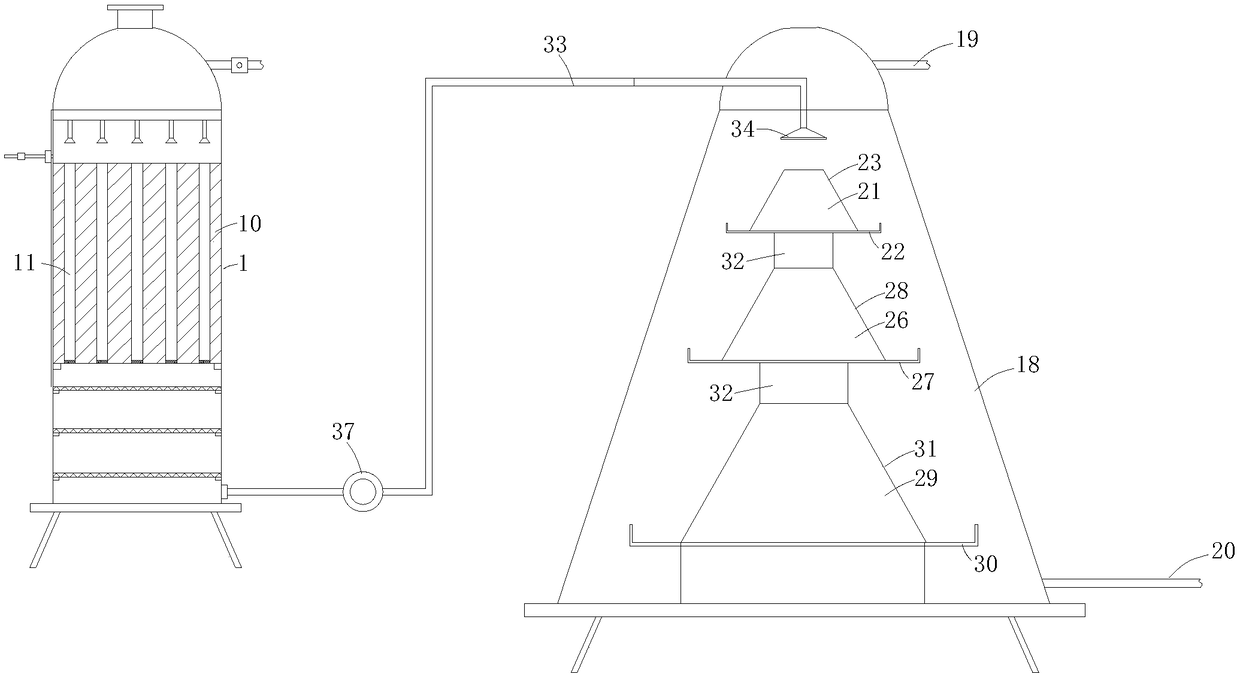 Leaching oil processing device for camellia oil