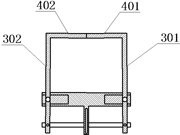 Method for collecting garbage by utilizing sliding deformation wide-opening sweeping device