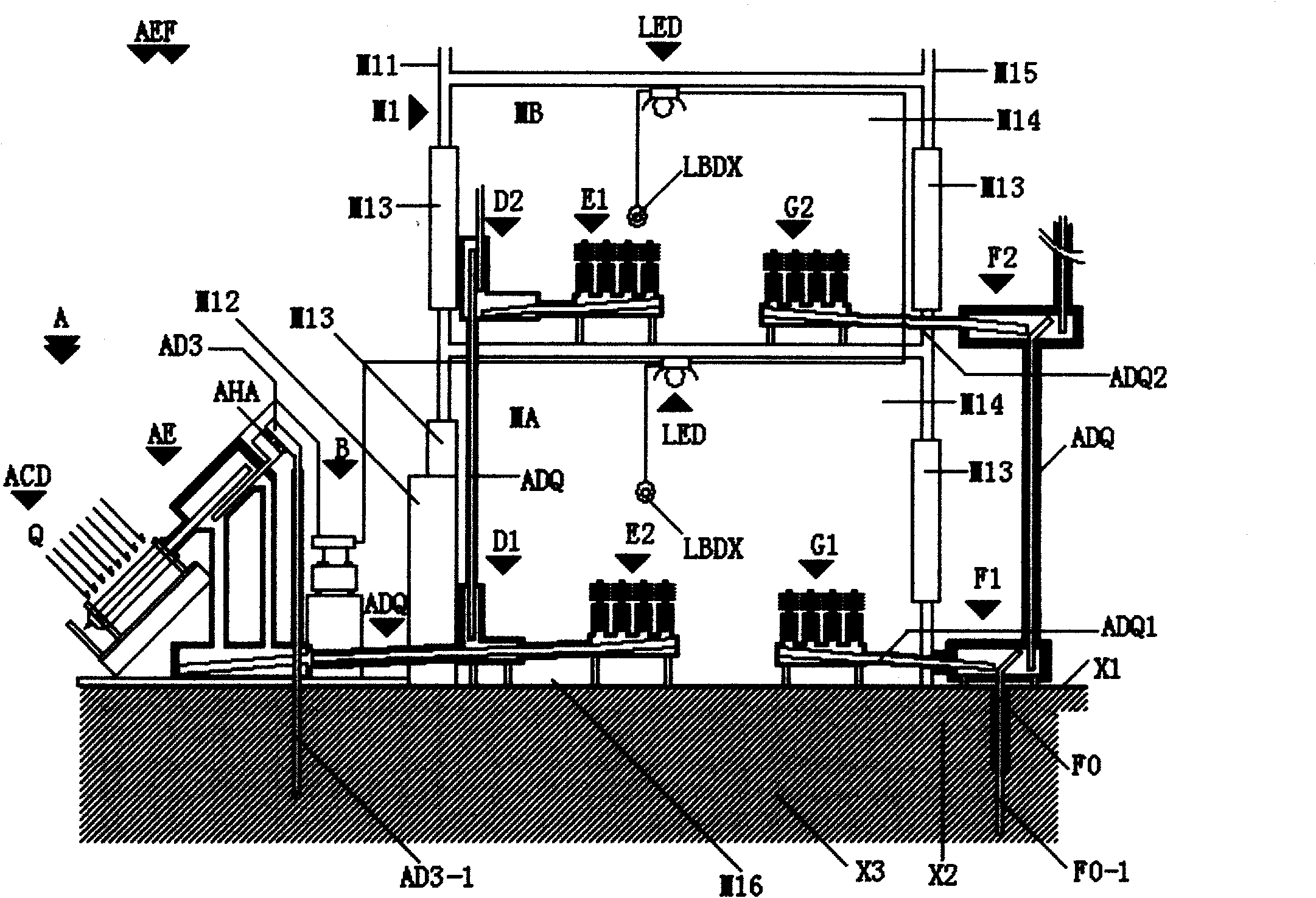 Novel vacuum energy air-conditioning device system in residence or greenhouse