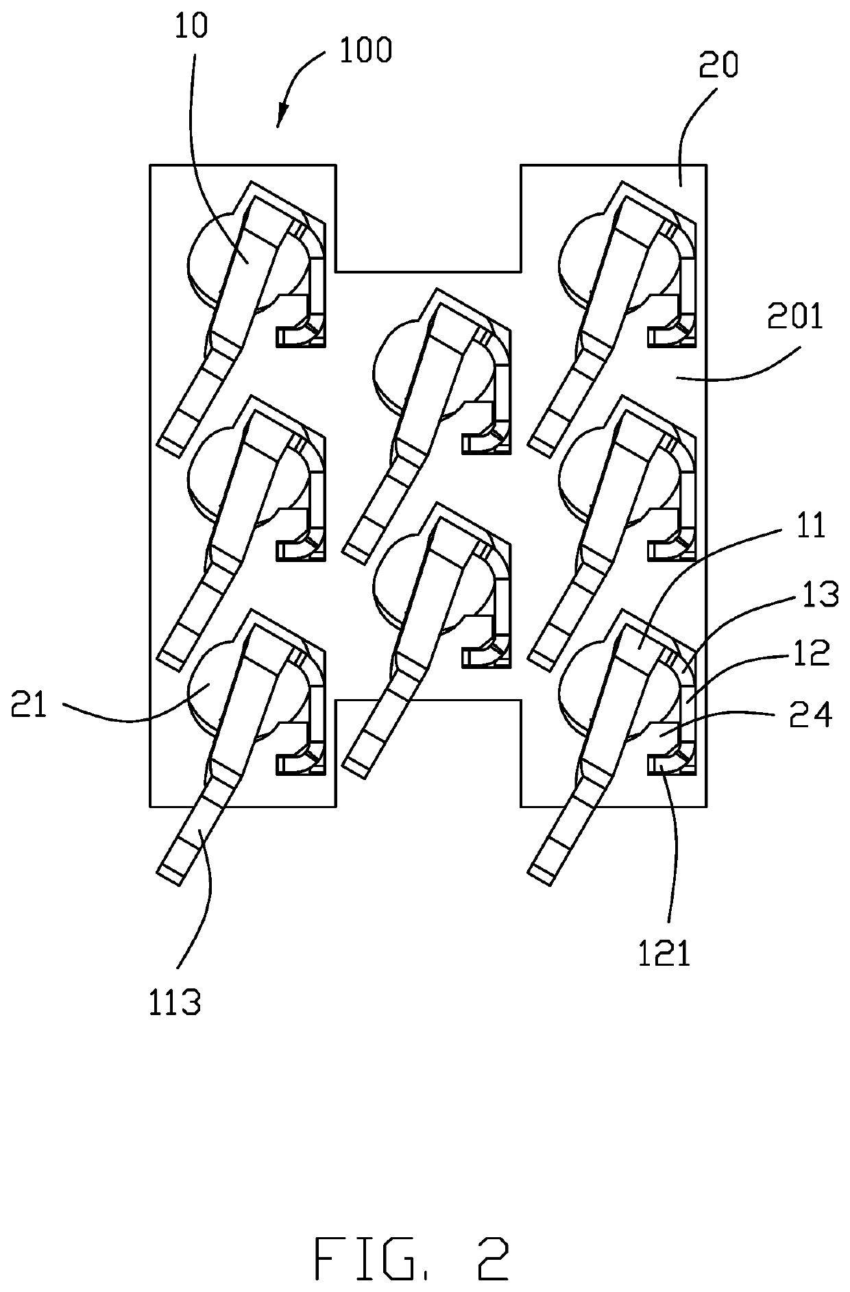 Low profile electrical connector