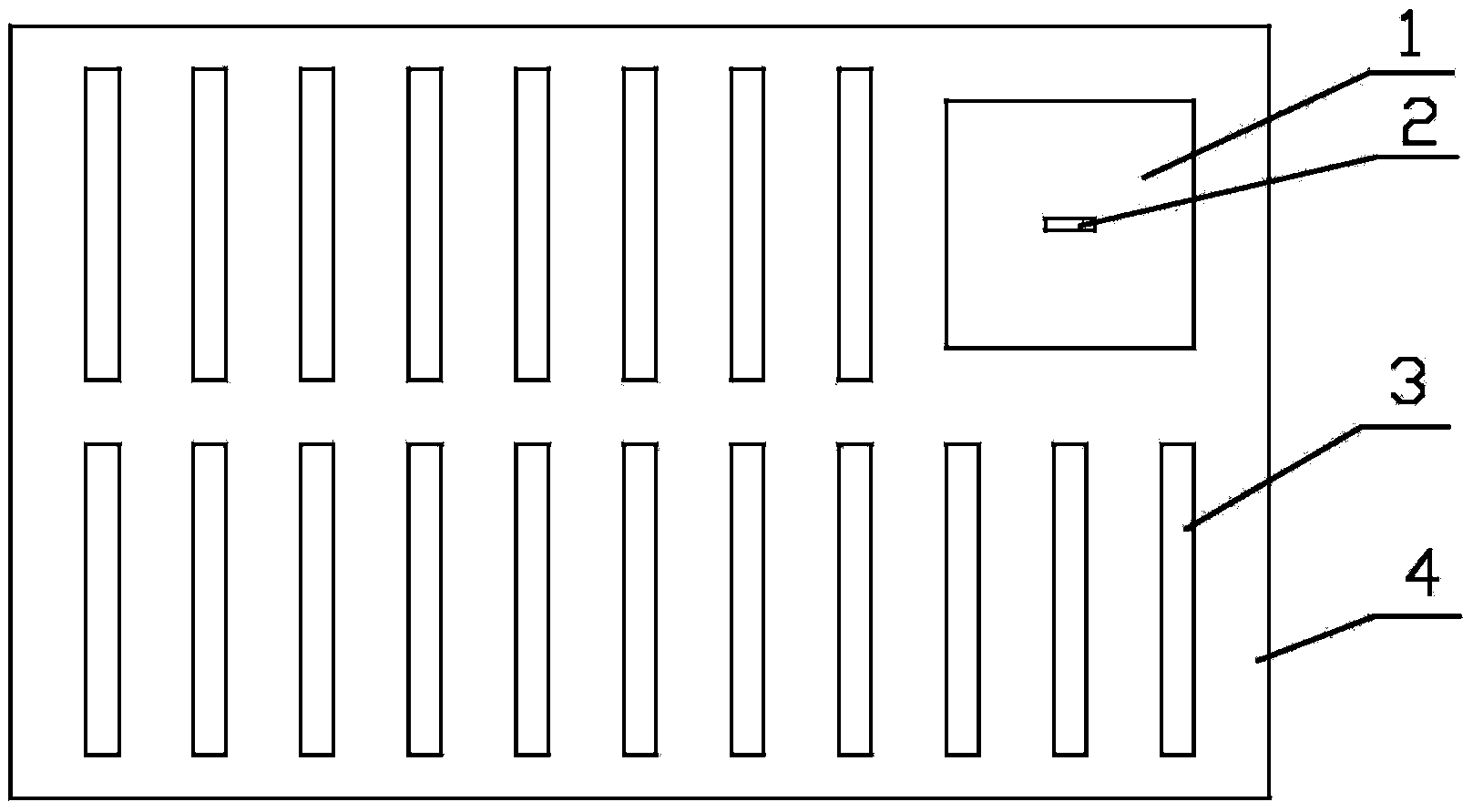 Hog house slatted floor