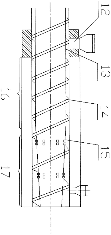 A single-screw extruder for the production of starch-based plastics