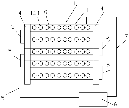 Combinable-type floriculture partition wall