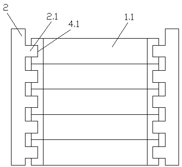 Combinable-type floriculture partition wall