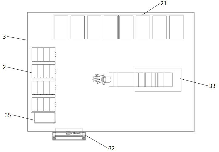 Comprehensive intelligent management system and method based on wax block storage